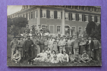 Foto Ansichtskarte AK Freudental 1919 Gruppenfoto